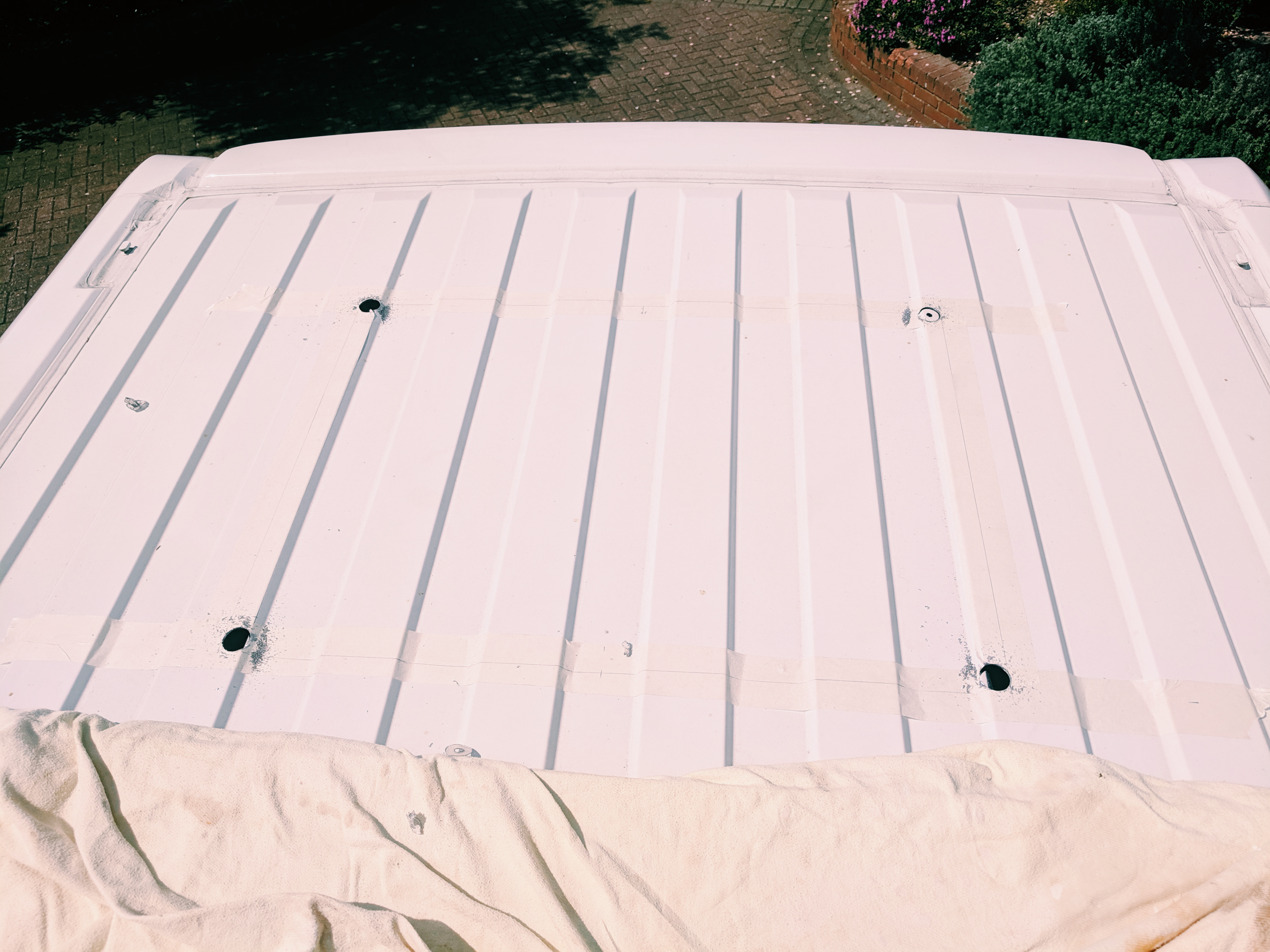 hole saw for heki midi rooflight install