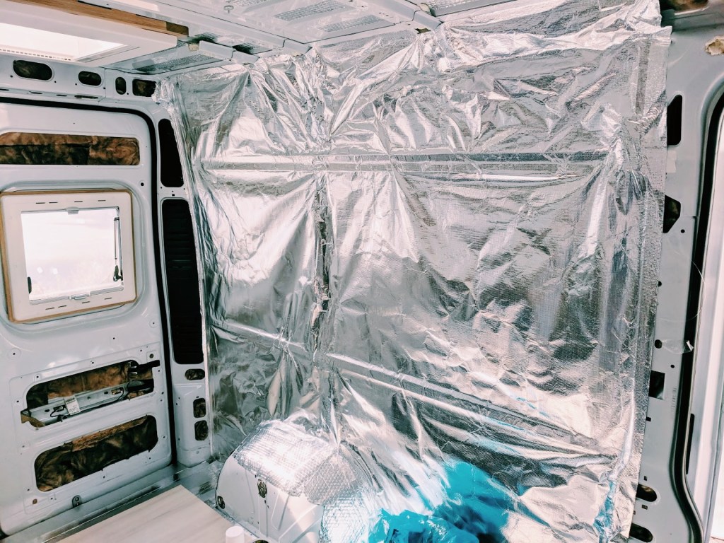 vapour barrier camper van conversion